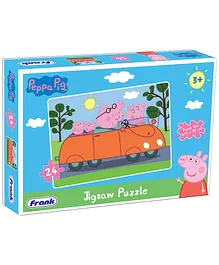 Frank Peppa Pig Jigsaw Puzzle Blue - 24 Pieces