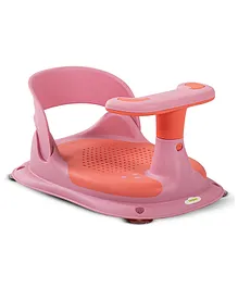 Baybee Slash Bath Seat Bathtub Shower Chair with Non Slip Soft Mat - Pink