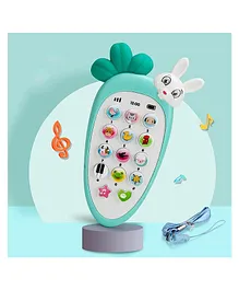 Vworld Baby Phone with Upear Side Soft Silicone Rattle Toys - Multicolour