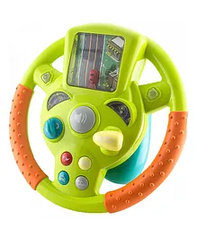 YAMAMA Little Driver Steering Wheel Toy
                        With Music & Light For Kids Multicolour