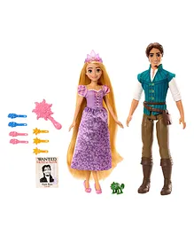 Disney Princess Rapunzel & Flynn Rider Adventure Set Purple & Green - Height 31 cm