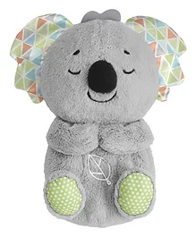 Fisher-Price Soothe n Snuggle Koala Plush Baby Toy Sound Machine for Nursery with Realistic Breathing Motion- Grey