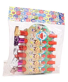 Doraemon Blowout Horns Pack Of 6 (Color May Vary)