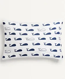 The Baby Atelier 100% Organic Junior Pillow Cover- Dolphin