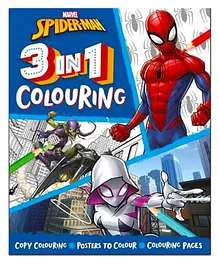 Marvel Spider Man 3 In 1 Colouring- English