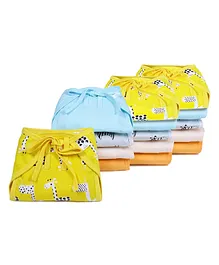 Snugkins 100% Cotton Nappy Small Size Pack of 15 - Multicolor