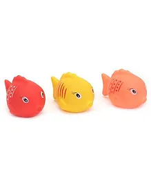 Ratnas Squeaky Toys Fish Shape 3 Pieces (Color May Vary)