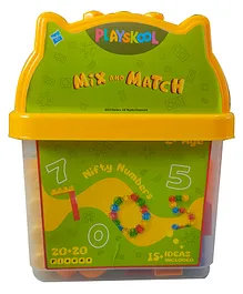 PLEX Bucket Mix & Match 40 Pieces - Multicolour