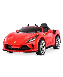 Baby Moo Ferrari F8 12V Battery Operated Ride On Car - Red