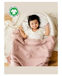 Greendigo 100% Organic Cotton Blanket - Pink