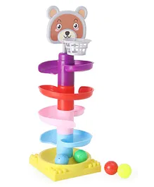 IToys Rolling Basket Ball Tower - Multicolour