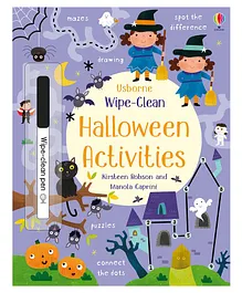 Wipe & Clean Halloween Activity Book - English