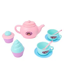 Dora High Tea Set Pack of 9 Pieces - Multi colour