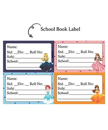 Doxbox School Book Label - Princess
