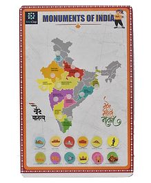 Metclap Monuments of India Learn About The Famous Monuments of India for Kids - Multicolour
