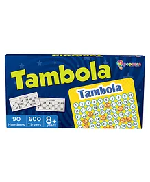 Popcorn Games & Puzzles Tambola Game Set - Multicolor