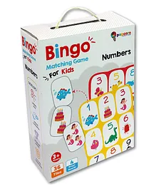 Bingo Numbers Matching Game Early Learner Matching Picture Card Game With Images  - Multicolour