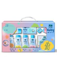 Parachute Advansed Baby Care Gift Set Perfect New Born Baby Gift Box Baby Safe Toy Doctor Certified Newborn Safe-  Medium