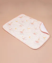 Fancy Fluff Organic Bed Protector - Pink