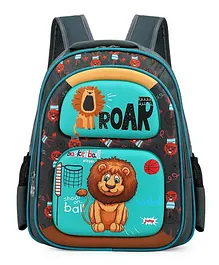 Little Hunk Lion Design Waterproof Adjustable classic school Bag - 14 inches