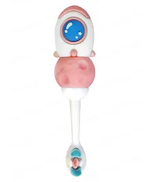 FunBlast Space Astronaut Design Toothbrush for Kids  Pink