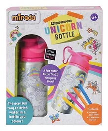 Mirada Color Your Own Unicorn Bottle MAC2006 - Multicolour