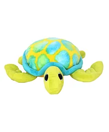 Mirada Neon Green Animal Plush Stuffed Glitter Eye Turtle Soft Toy - Length 40 cm