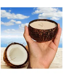 OnEarth Soy Wax Candle Coconut Shell - Multicolor
