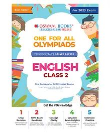 One For All Olympiad Previous Years Solved Papers Class 2 English Book - English