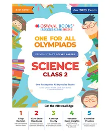 One For All Olympiad Previous Years Solved Papers Class 2 Science Book - English