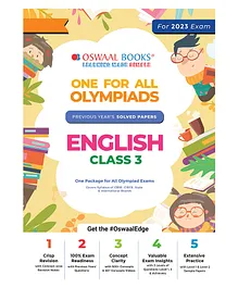 One For All Olympiad Previous Years Solved Papers Class 3 English Book - English