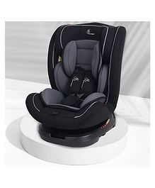 R for Rabbit Jack N Jill Grand ISOFIX Convertible 360 Rotatable Baby Car Seat- Black & Grey