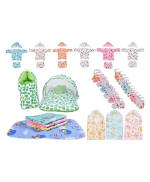 Toddylon New Born Baby Gifts Combo Daily Needs Items Combo - Green