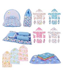 Toddylon Baby Items Gift Combo for Baby Boys & Baby Girls- Blue