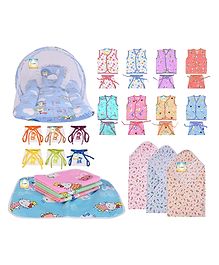 Kwitchy New Born Baby Gift Set Bedding & Clothing Combo - Blue