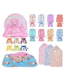 Kwitchy New Born Baby Gift Set Bedding & Clothing Combo - Pink