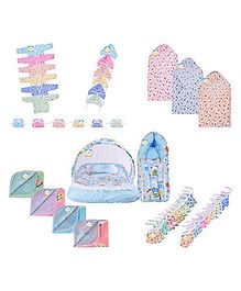 Kwitchy New Born Baby Gifts Items Combo Complete Daily Essential Products All - Blue