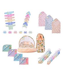Kwitchy New Born Baby Gifts Items Combo Complete Daily Essential Products All - Orange