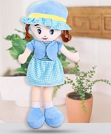 Besties Super Soft Stuffed Huggable Girl Winky Doll Washable Sky blue - Height 40 cm