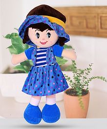 Besties Super Soft Stuffed Huggable Girl Winky Doll Washable Blue - Height 40 cm