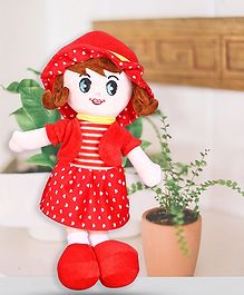 Besties Super Soft Stuffed Huggable Girl Winky Doll Washable Red - Height 60 cm