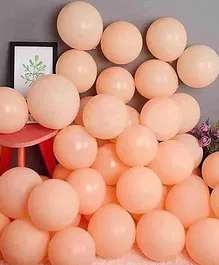 Untumble Pastel Color Balloons Orange - Pack of 50