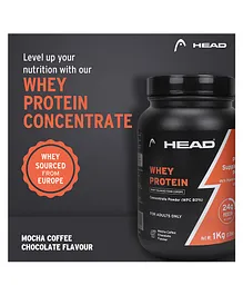 HEAD Whey Protein Powder Concentrate Mocha Coffee - 1 Kg