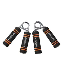 Head Strengthener Gym Workout Hand Exercise Equipment Pack of 2 - Black
