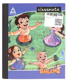 Classmate Chhota Bheem Notebook Four Lines Ruling - 76 Pages (Color & Print May Vary)