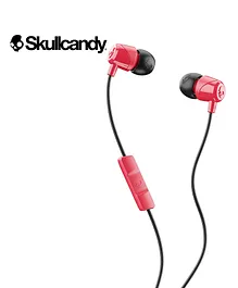 Skullcandy Jib In-Ear Earbuds with Microphone- Red Black
