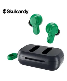 Skullcandy Dime 2 True Wireless in-Ear Bluetooth Earbuds Charging Case Great for Gym Sports and Gaming IPX4 Water Dust Resistant - Green