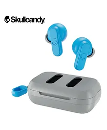 Skullcandy Dime 2 True Wireless in-Ear Bluetooth Earbuds Charging Case Great for Gym Sports and Gaming IPX4 Water Dust Resistant - Blue