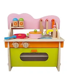 Yamama Wooden Kitchenette Toy for Kids  Multicolour