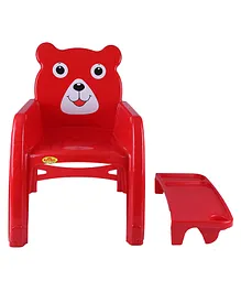 National Teddy Design Beatle Chair with Tray - Red